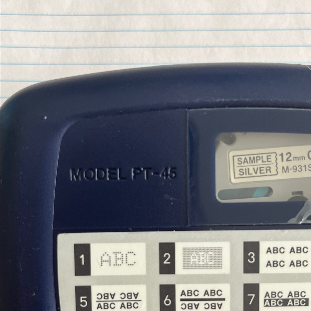 Brother P-touch Label Maker in Navy Blue - Picture 3 of 5